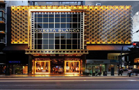  剑河门头设计与商业空间的纽带。