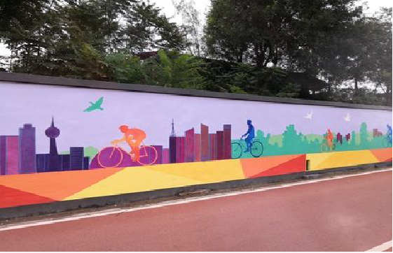  剑河墙体彩绘-围墙