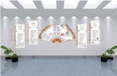  剑河企业文化墙设计的核心要素。