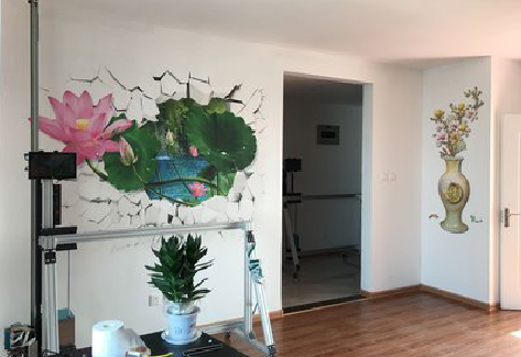  剑河墙体彩绘相比墙纸的优势。