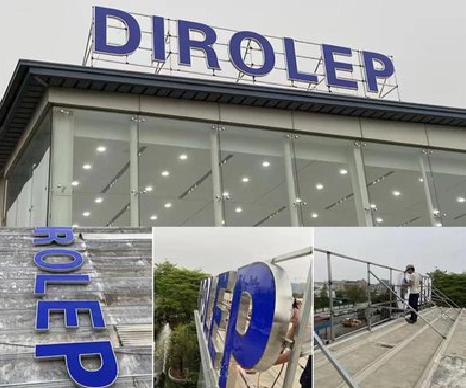 剑河楼顶发光字安装的注意事项。